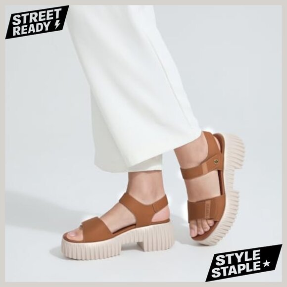 Jkety Women Platform Sandals with Arch Support, Adjustable Straps, Lightweight Chunky Heel